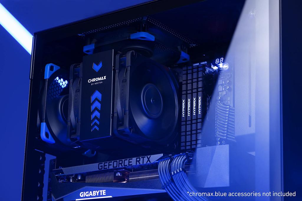 Кулер для процессора Noctua 120 мм Single Tower NH-U12A chromax.black, (черный)