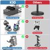 KDD Controller Stand with Drawer, Headphone Stand with Cable Holder, Game Controller Storage, Non-Slip Headphone Hanger, Stable and Durable Stand, Hea