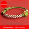 Pink Pan Chang Knot Handmade Mandala Bracelet - Lucky DIY Woven Cord Jewelry Accessory