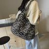 Сумка через плечо Сумка через плечо Сумка с леопардовым принтом Женская сумка для покупок большой вместимости