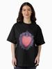 Glowing Heart Oversized T-Shirt