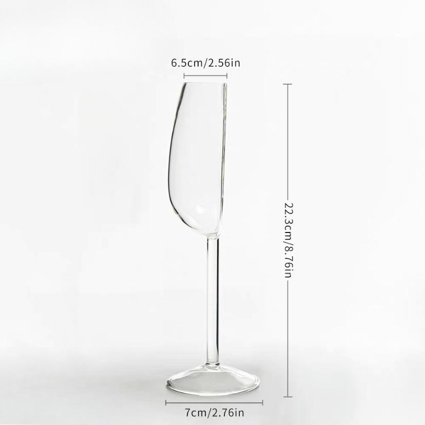 Элегантный бокал для красного вина наполовину, креативный забавный подарочный бокал, бокал для шампанского, бокал для вина, наполовину