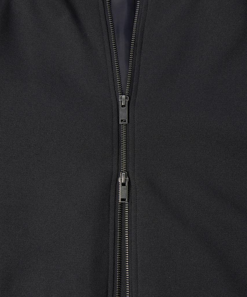 Musinsa Standard Crepe High-Neck Blouson Jacket [Dark Gray]