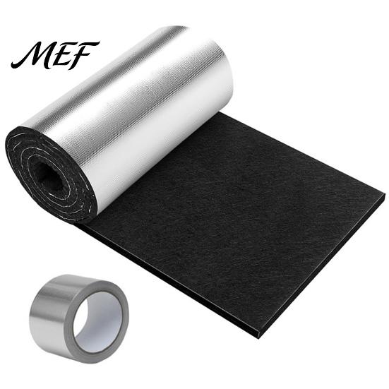 Battery Heat Insulation Cover Universal Car Kit, Blanket & Aluminum Foil Tape, Thermal Wrap Anti-Conductive for Hot Cold Weather Protection Automotive