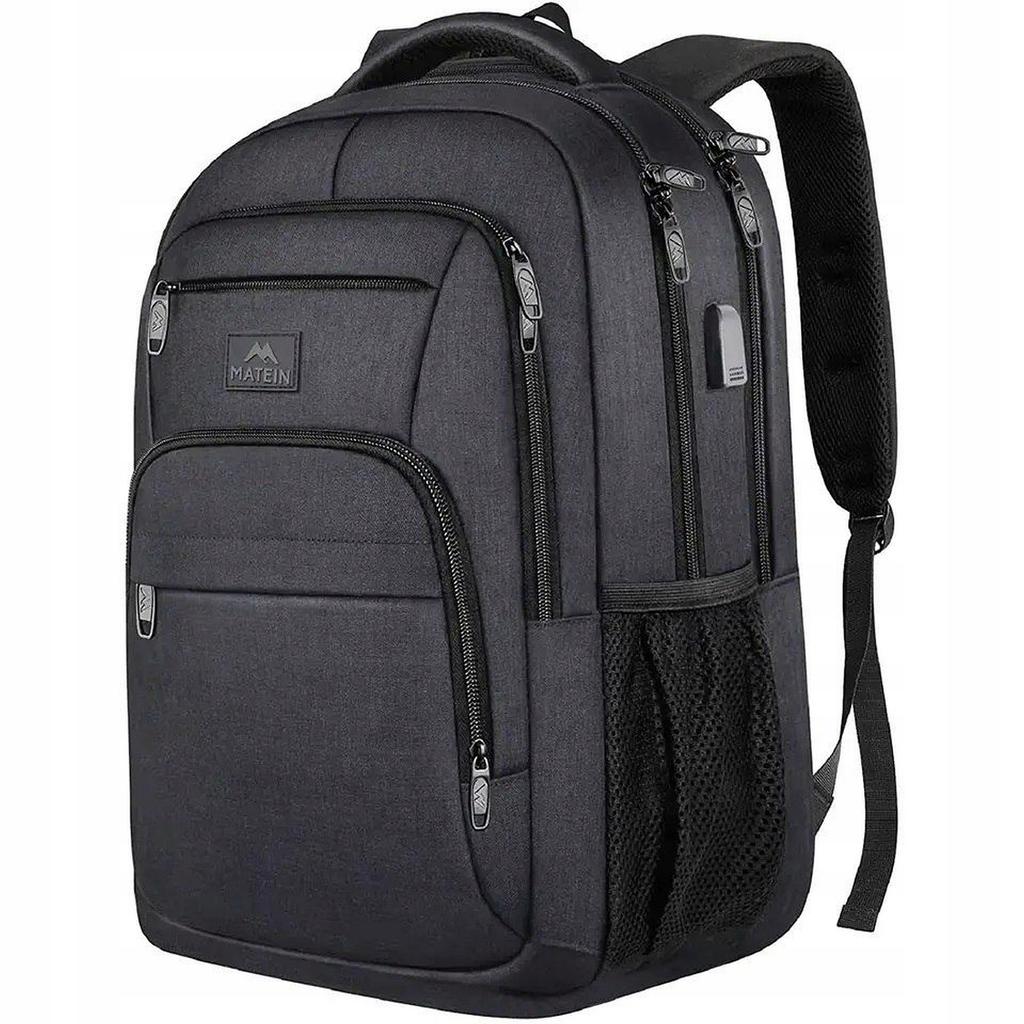 Matein 1331-01 Black 15.6" Laptop Backpack