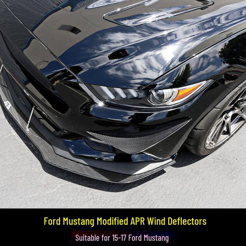 Ford Mustang 2015-2017 APR Carbon Fiber Canards & Bumper Blade Spoiler