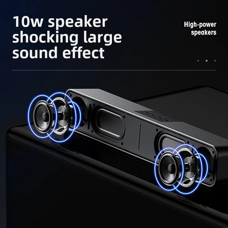 E91 Цветная звуковая панель Bluetooth-динамик с подсветкой Sounbdar Большой объем стерео компьютерный мультимедийный Bluetooth-динамик