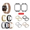 Fashionable Metal Case Cover for Watch 5 eSIM 20mm Width Bands Elevates the Look of Smartwatch Sophisticated Appearance