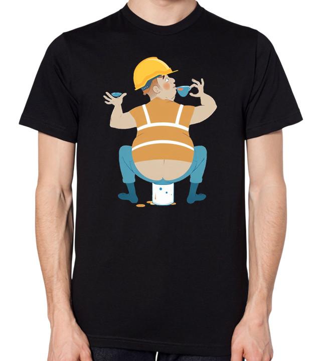 Builder's Bum T-Shirt Men Women Unisex Construction Trader Top