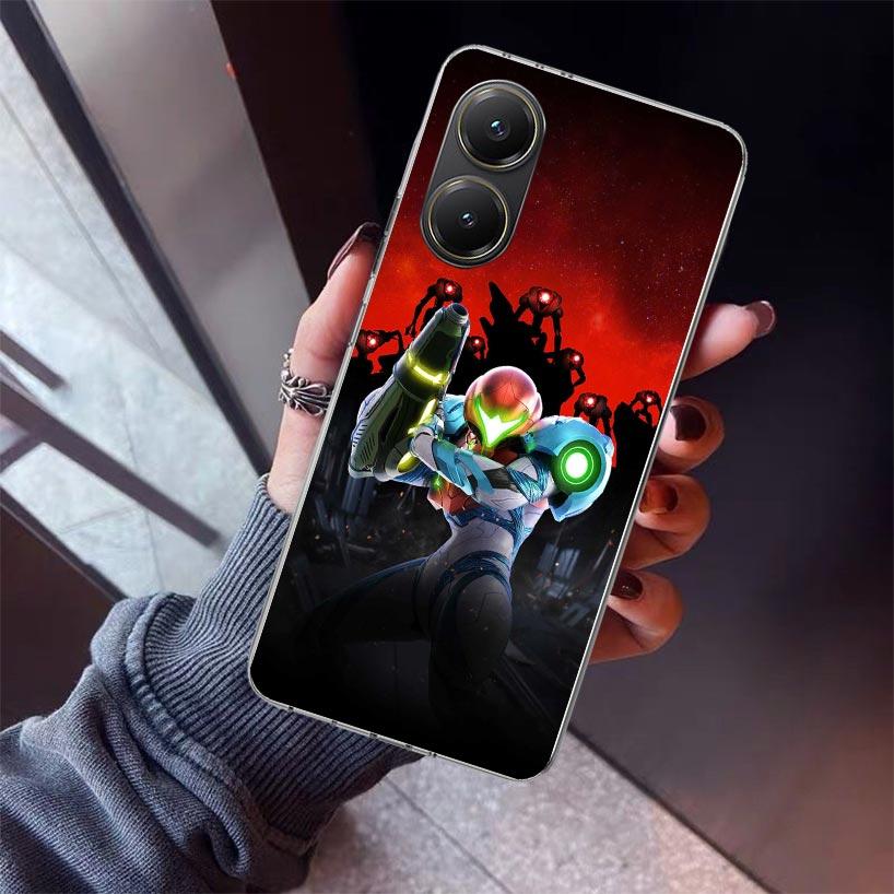 Game M-Metroids Phone Case For Xiaomi Poco X7 X6 X5 Pro F7 Ultra Redmi 15C 15 13 13C 12 12C 10 10A 10C 9 9A 9C 9T Shell Poco X7