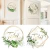 Door Sticker Golden Letter Removable Self-adhesive Waterproof PVC Bathroom Decoration Decal Home Supplies