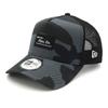 Newera Mesh Cap 9FORTY Trucker 14666238 N010AT465 Black Woodland Camo Black Free BLACK PATCH ONSPOTZ Custom Made Hat Kyu Forty A Frame Newera Deep BB