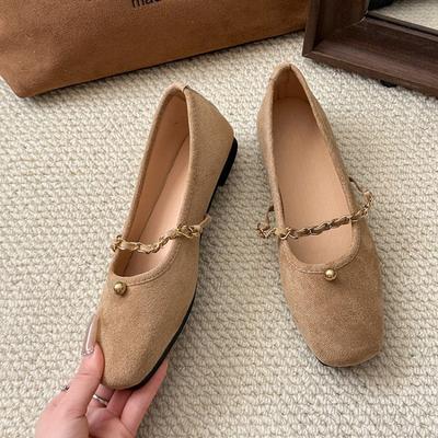 Новые туфли-лодочки с плоской подошвой и мелким носком для женщин больших размеров, дышащие туфли-бобы