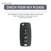 Модный чехол для автомобильного ключа TPU Flip Key Case Cover Shell Fob для Jeep Renegade Compass 2016 2019 4 кнопки складной протектор без ключа аксессуары