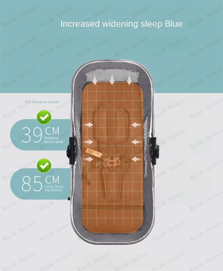 Многофункциональная детская коляска с автокреслом, детская коляска «три в одном» с высоким обзором, складная, двухсторонняя, регулируемые подлокотники