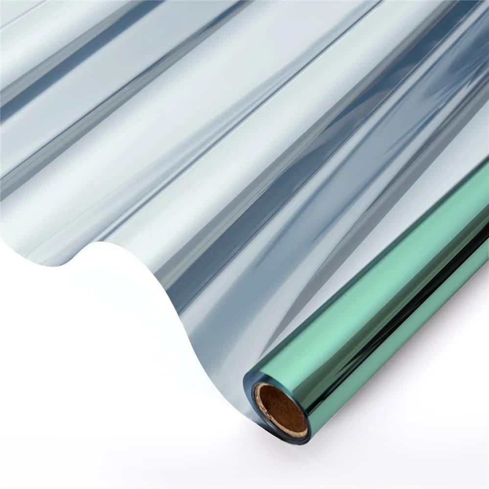 Window Solar Insulation Film Anti-peep Anti-glare Blackout Glass Stickers Balcony One-way See-through Film Shading Gods
