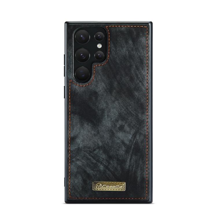 Для Samsung Galaxy S22 Ultra 5G Чехол CaseMe-008 Съемный Многофункциональный Горизонтальный Флип Кожаный Чехол