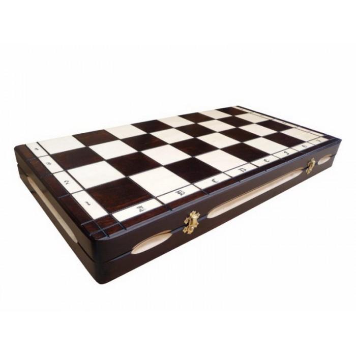 Модель шахмат резная деревянная Роял люкс 62х62 см Шахматы ручной работы 104