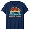 40 Years Of Being Awesome 1985 Vintage Limited Edition 40th Birthday Mens TShirt