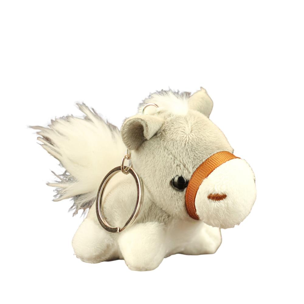 Mini Stuffed Animal Keyring Creative Plush Horse Doll Pendant Zodiac Pony Figurine Year of Horse