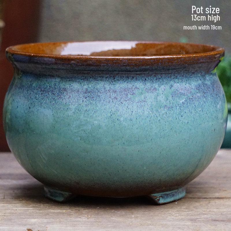 Специальное предложение: Высокий ретро-керамический цветочный горшок для суккулентов или зеленого редиса