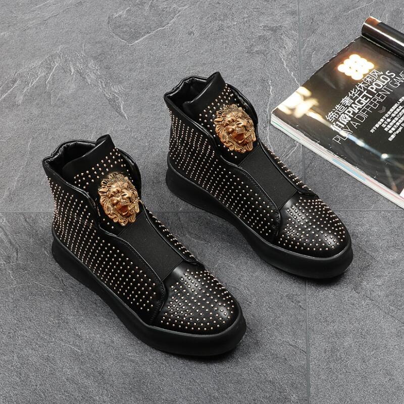 Дизайнерские мужские ботинки модного бренда Высококачественные толстые кожаные лоферы на низком ходу повседневная обувь для скейтборда