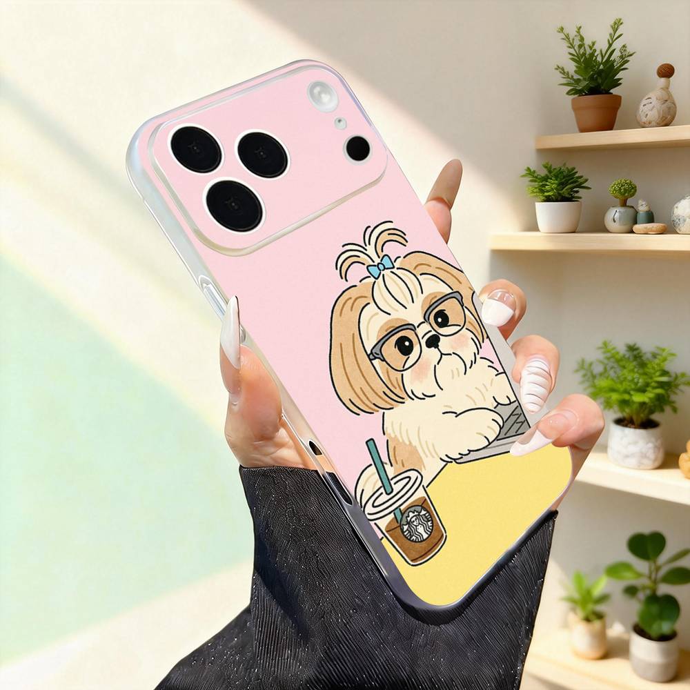 Shih Tzu Painting Animal Cute For iPhone 17,16,15,14,13,12,11,Pro,Max,Plus,Mini,SE4,E Magnetic For Magsafe Wireless Phone Case
