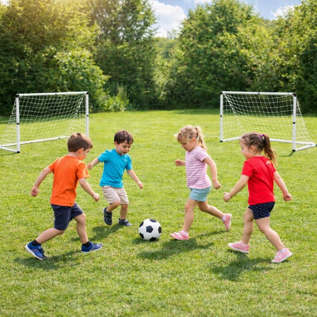 [PACK] Soccer Set 2 x Training Goal Soccer Ball 120x80x40cm (Z432+Z432) Z432Z