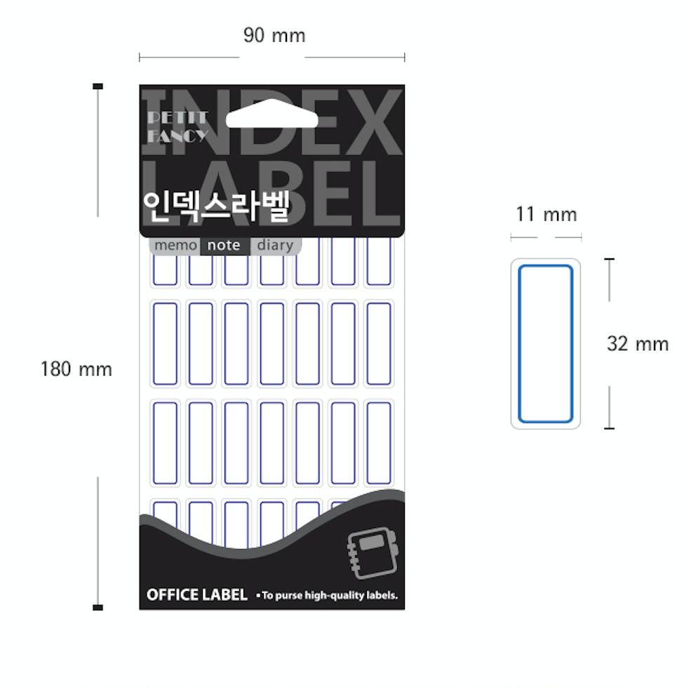 Petit Fancy Наклейки для этикеток (по 10 шт. каждая) Указательная этикетка / Этикетка категории / Офисная этикетка / Наклейки для тегов / Инструменты для маркировки / Метка для указателя — 48 вариантов