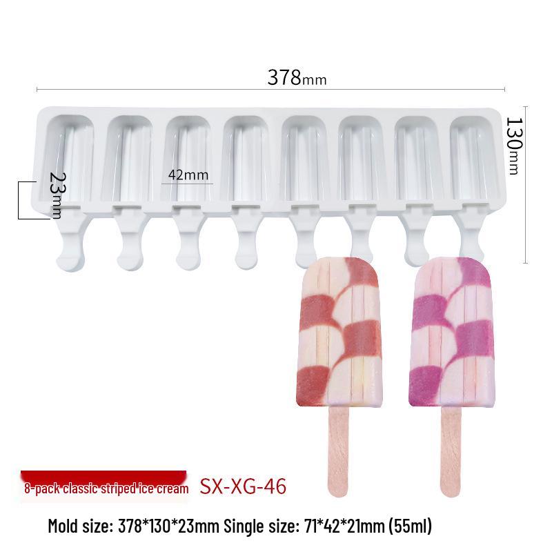 Силиконовая форма для мороженого Sanxin для домашнего детского эскимо, рождественских пирогов и шоколадных фруктов