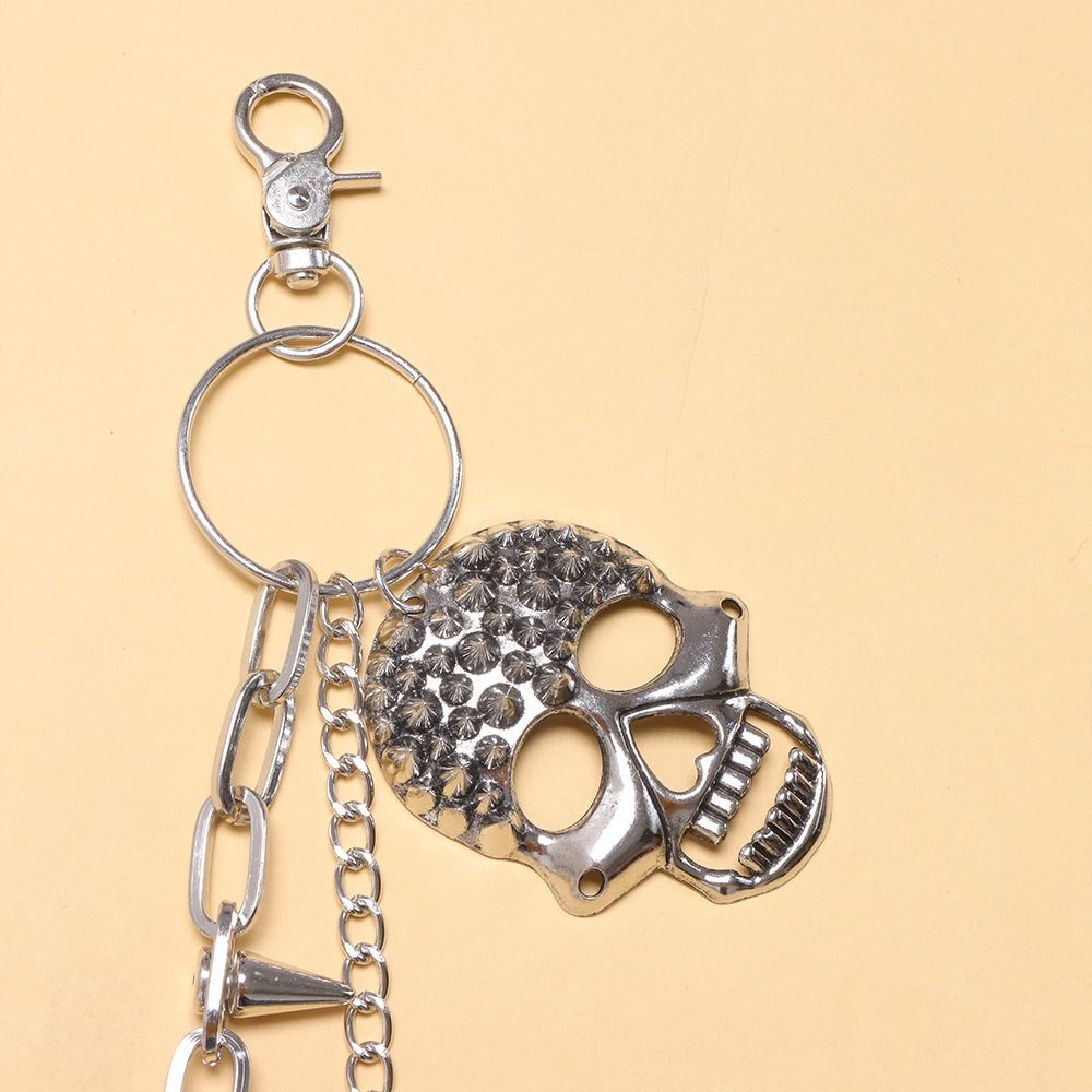 Metal Punk Belt Chain Hip Hop Pants Chain Fashion Tassel Jeans Chain Male