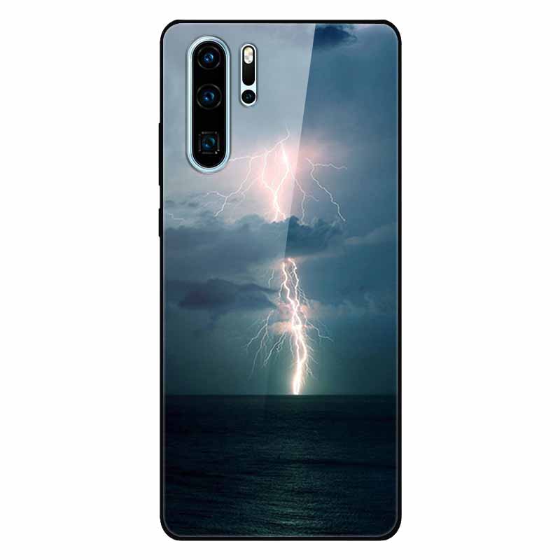 Чехлы из закаленного стекла для телефонов Huawei P30 Pro P20 P 30 P40 Lite P50 P60 Pro P30Lite p 20 60 Защитный корпус из твердого ПК
