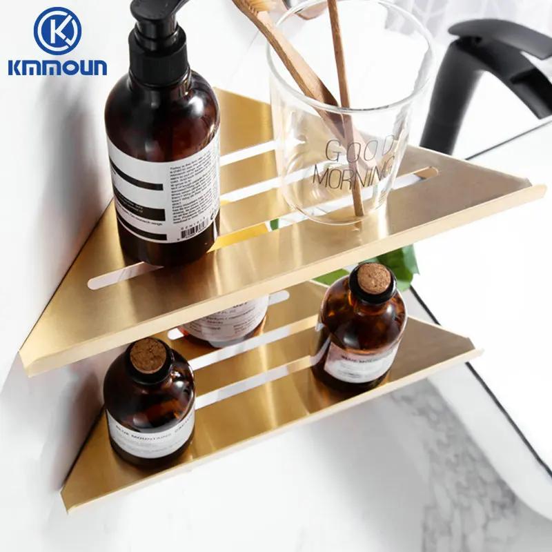 Double Bathroom Storage Rack Shower Gel Shelf Kitchen Storage Rack Shelf  304 Stainelss Steel Basket Bathroom Accessory Kommoun