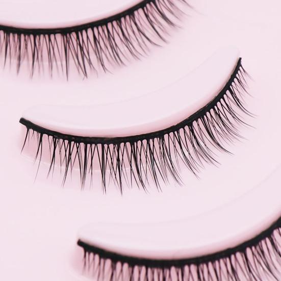 Yousheng 5 пар накладных ресниц, натуральные, идеально подходящие, искусственное волокно, крестообразные, короткие, для макияжа, накладные ресницы для примерочной