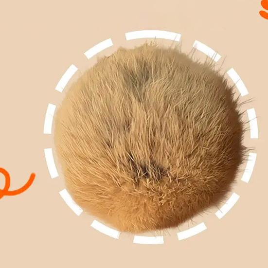 Пушистый мячик Игрушка для кошек Мягкий Пушистый Мячик для кошек Моющийся Пушистый Веселый Мячик для погони Обогащающая игрушка для котят Домашние упражнения Охотничьи инстинкты