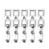 5Pieces Foldover Extension Jewelry Clasp Necklace Bracelet Extenders Craft Jewelry Making Supplies Easy To Use