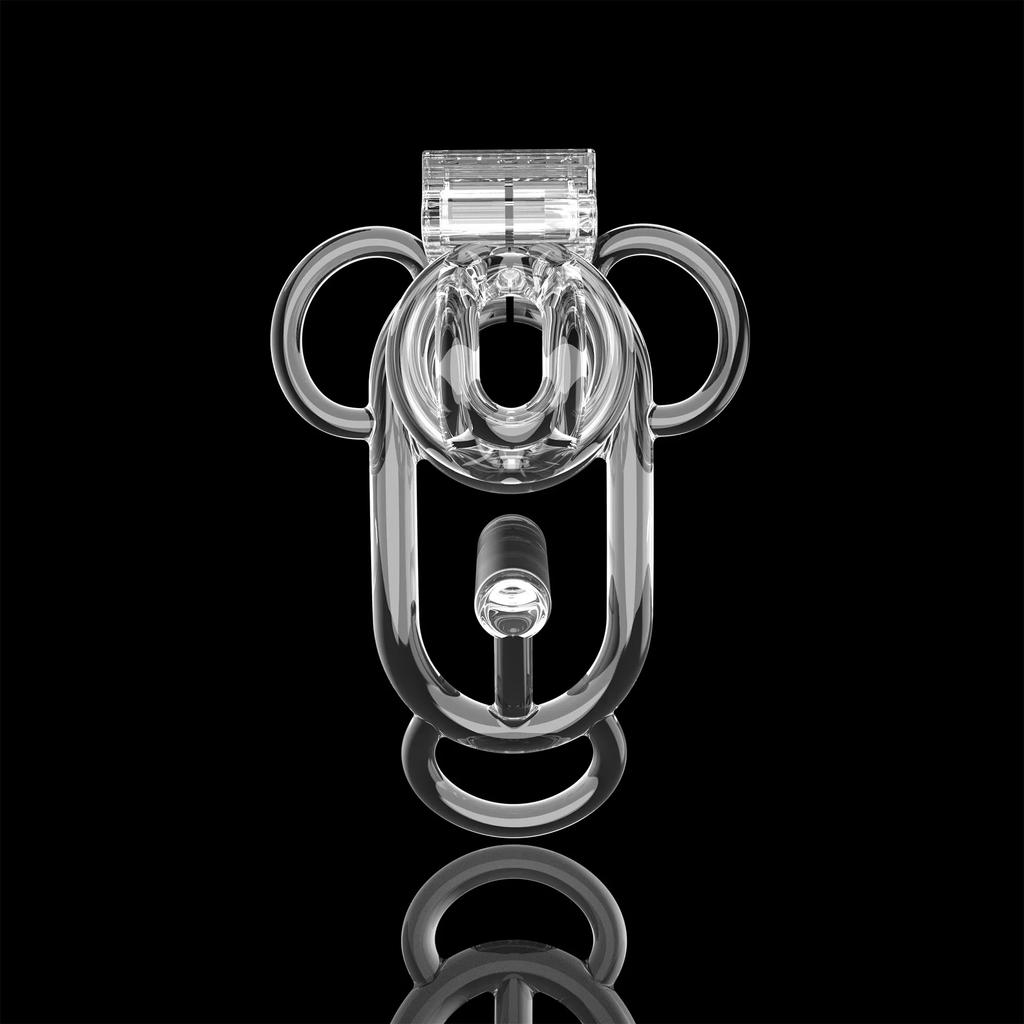 Fufu Clip and Cock Cage Pink Adjustable Chastity Panties Sissy Chastity Panties Chastity Cage Fall Prevention Harness Sex Toys18