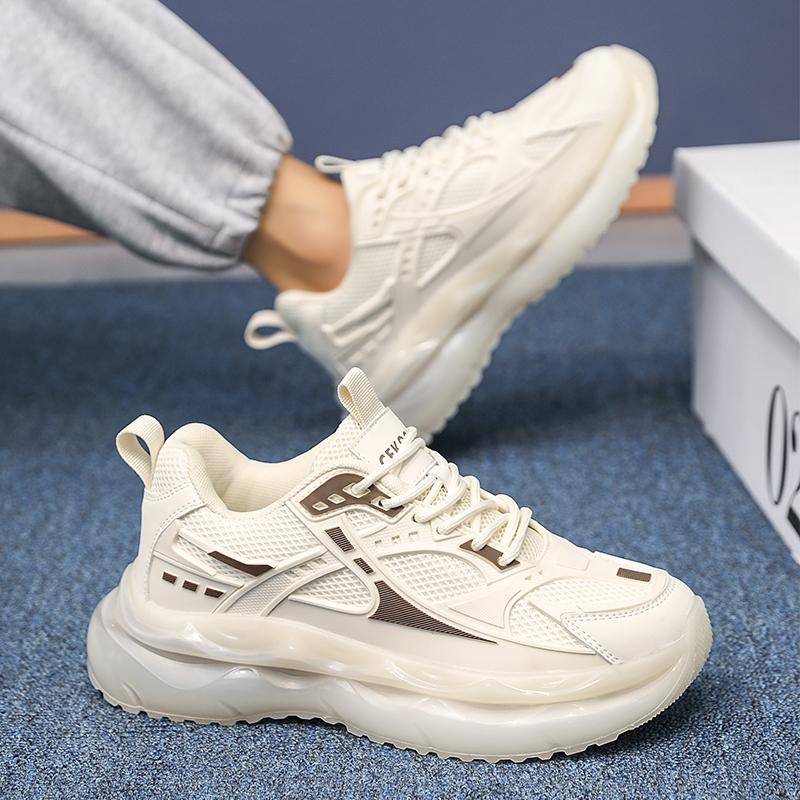 Модные мужские сетчатые кроссовки на открытом воздухе на платформе для тенниса, нескользящие, удобные, дышащие, повседневные, для бега, модные туфли для тенниса Para Hombre