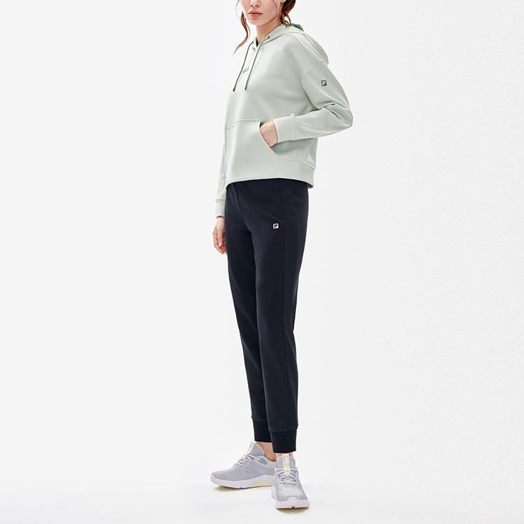 Fila Атлетика Однотонный Логотип Повседневные Джоггеры Беговые Брюки Женские низ A11W231628F-BK