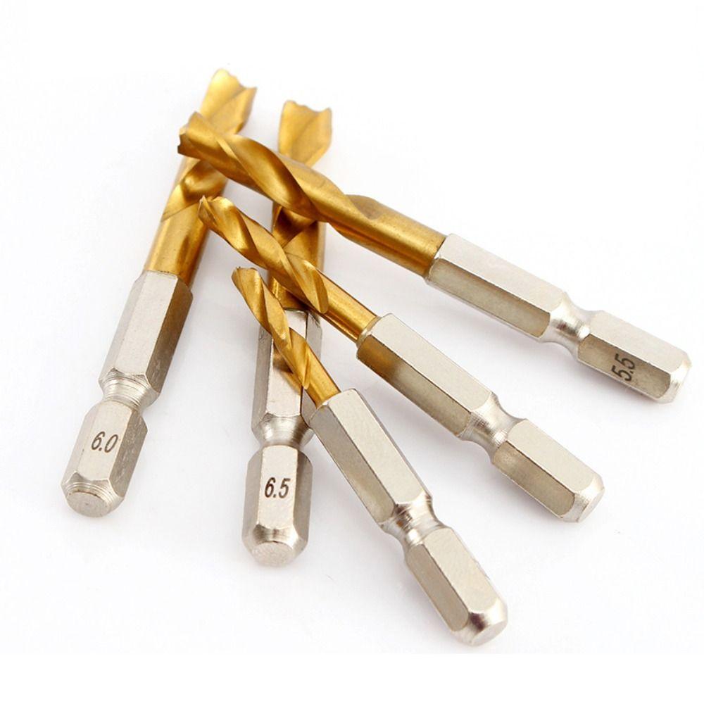 Ultra-short Hole Opener Hex Shank Stainless Steel Special Drill New Twist Drill Bit  Wood Metal