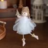New Christmas Angel Girl Plush Ornament - Creative Hanging Doll Decoration for Tree