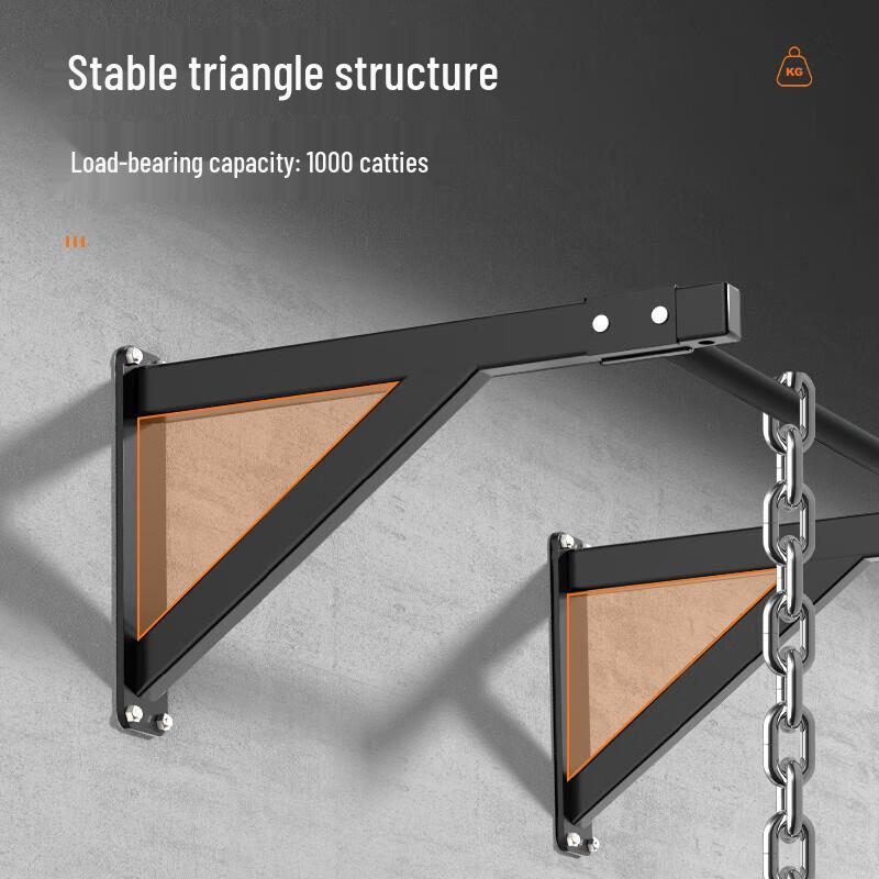 Wall-Mounted Home Gym Pull-up Bar