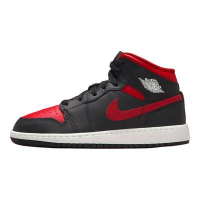 Кроссовки Air 1 Mid GS Bred Twist для детей Черный Summit-White Varsity-Red DQ8423-067