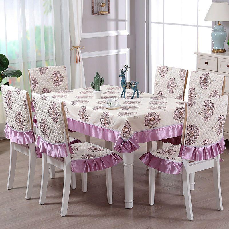 Высококачественный чехол на стул, кружевная подушка, пылезащитная скатерть для банкета, обеденный стол, чехол с вышивкой, ткань для стула