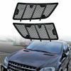 Pair Hood Vent Grille Covers for Mercedes For Benz W164 GL Class 350 450 with OEM Numbers 1648804305 1648804405