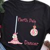 Funny Christmas Shirt, North Pole Dancer Santa, Sarcastic Xmas Tee