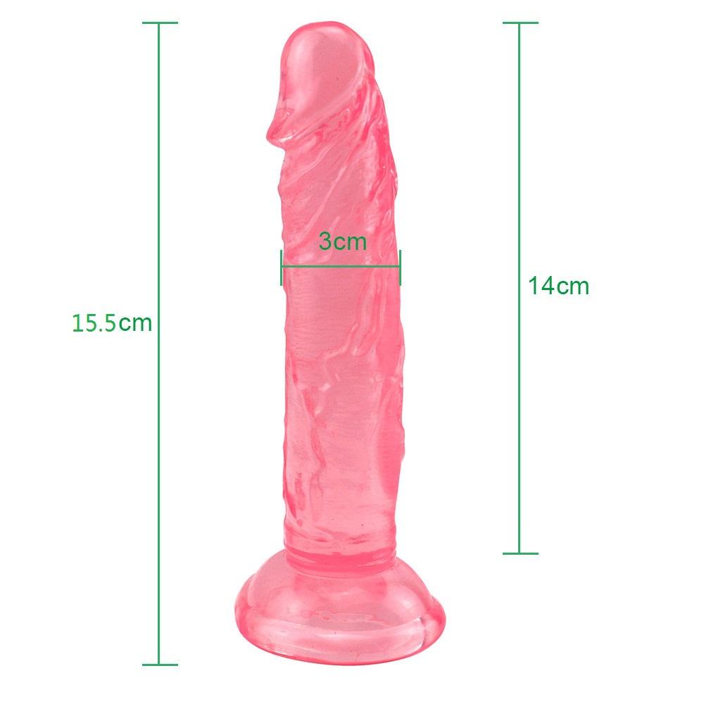 Женский TPE фаллоимитатор на присоске мастурбатор массажер влагалище для взрослых секс-игрушки