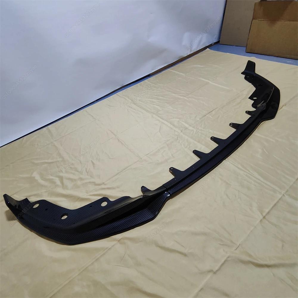 For BMW 3 Series G20 G21 M-Sport 2019-2024 Car Front Bumper Splitter Lip Spoiler Diffuser Guard Body Kit Cover Tuning ABS Black