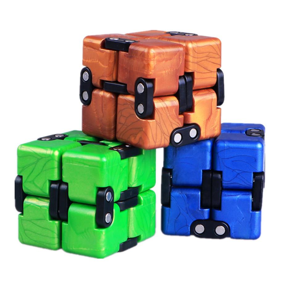 QiYi 2x2 Crazy Cube 2x2x2 Бесконечная магия бесконечный куб Расслабьтесь, снимайте давление, 2 слоя куба-головоломки, игрушки для детей, подарок