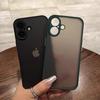 Противоударный Бронированный Матовый Чехол Для iPhone 17 16 15 14 13 12 11 Pro Max X XR XS 8 7 Plus Роскошный Силиконовый Бампер Прозрачная Жесткая Поликарбонатная Крышка